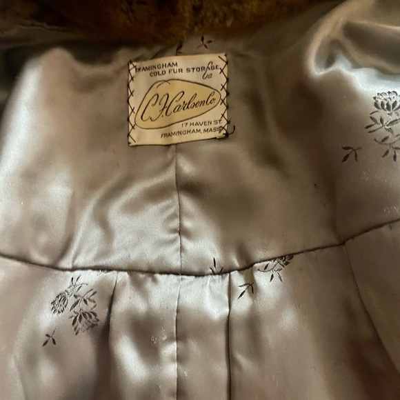 Brown Vintage Mink Stole - Picture 4 of 5